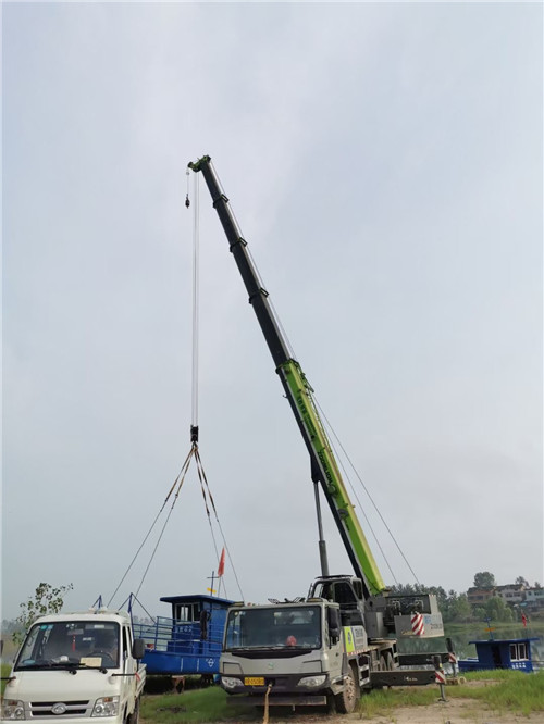 隆子县桥梁建设吊装案例